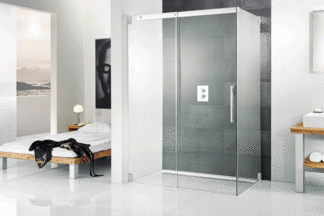 Duschabtrennung aus Glas