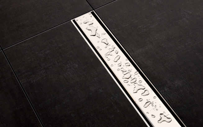 Die Ablaufrinne TECEdrainline