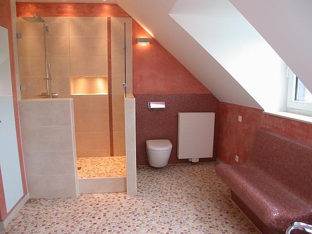 Referenz Badezimmer D-Vennhausen - Dusche, WC