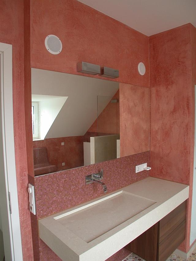 Referenz Badezimmer D-Vennhausen - Waschtisch, Spiegel