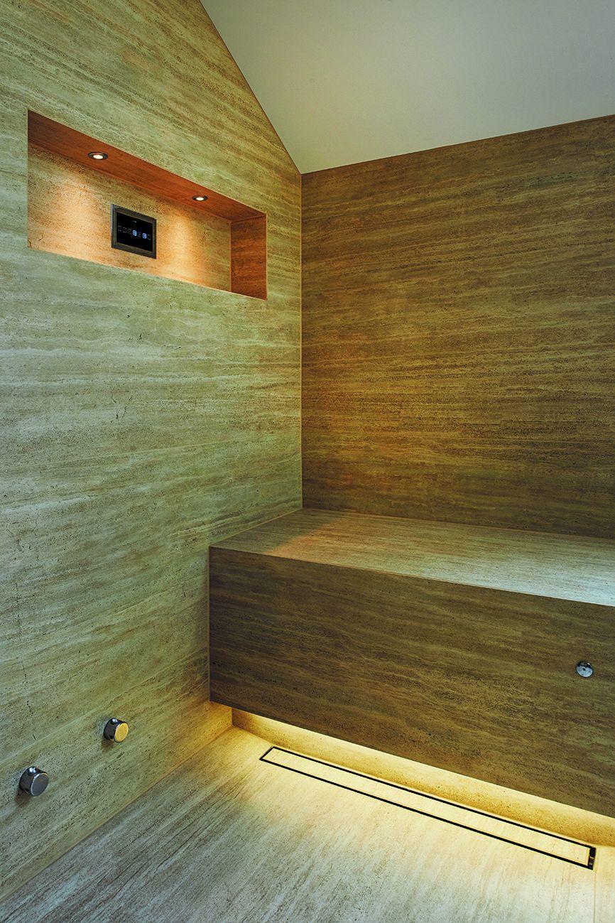 Dampfdusche mit Beleuchtung