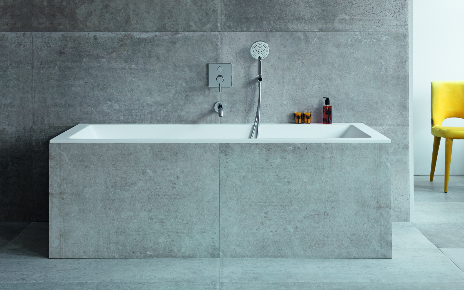 Duravit DuraSquare Badewanne in grau